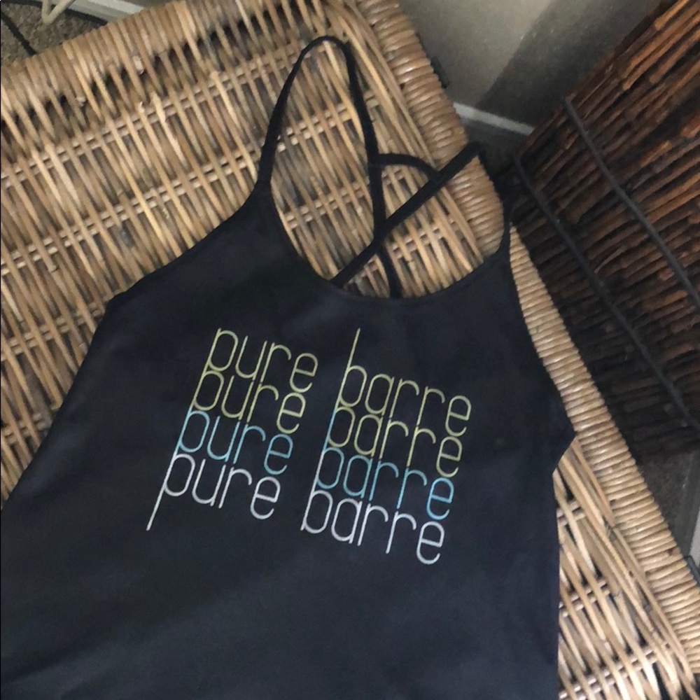 Pure barre cross back tank